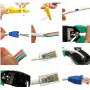 Обжим наконечника RJ45